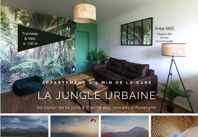 Appartement à Clermont-Ferrand - Jungle - Appart rénové & lumineux à 2 min du TRAM